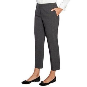 Mario Serrani Slim Fit Gray Plaid Cropped Pants 6